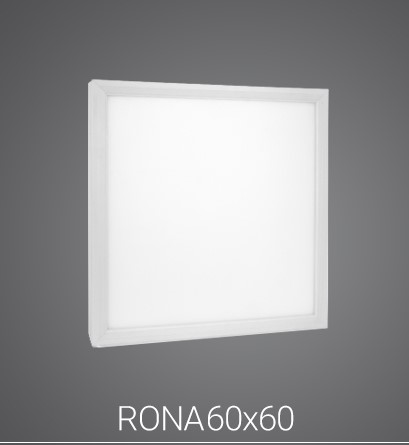پنل 60 × 60 روکار 72 وات (مهتابی) رونا پارس شعاع طوس